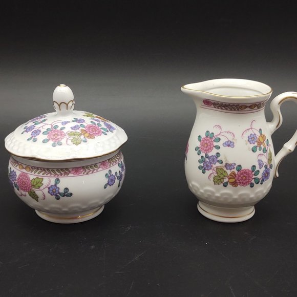 Reichenbach Sugar Bowl and Creamer - Picture 3 of 11